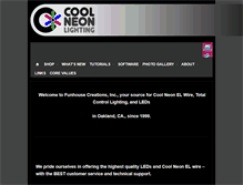 Tablet Screenshot of coolneon.com